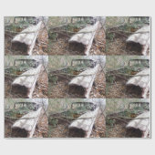 Oude Derelict Retro-auto Cadeaupapier (Vlak)
