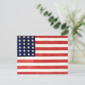 Oude Dertigzestigstervlag Amerikaanse vlag Briefkaart (Staand voorkant)