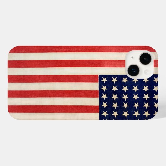 Oude Dertigzestigstervlag Amerikaanse vlag Case-Mate iPhone Case (Achterkant (horizontaal))