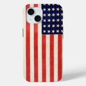  Oude Dertigzestigstervlag Amerikaanse vlag Case-Mate iPhone Case (Achterkant)