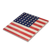  Oude Dertigzestigstervlag Amerikaanse vlag Tegeltje (Zijkant)