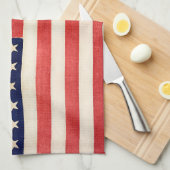  Oude Dertigzestigstervlag Amerikaanse vlag Theedoek (Quarter Fold)