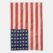  Oude Dertigzestigstervlag Amerikaanse vlag Theedoek (Verticaal)