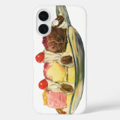 Oude Desserts van Eetwaren, Bananasplit Kersen Case-Mate iPhone Case (Achterkant)