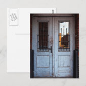 oude deur briefkaart (Voorkant / Achterkant)