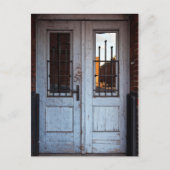 oude deur briefkaart (Voorkant)