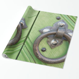 Oude deur cadeaupapier