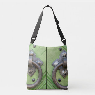 Oude deur crossbody tas