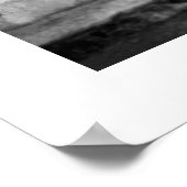 Oude deur in Tripoli (B&W) Poster (Hoek)