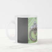 Oude deur matglas koffiemok (Links)