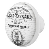 Oude deur- of laengkrijgers keramische knop (Rechts)