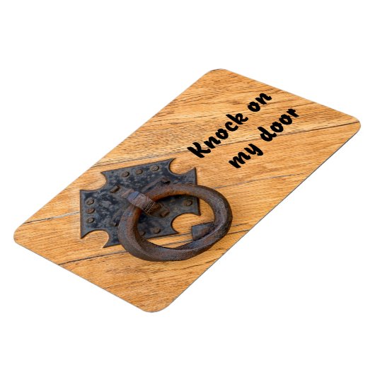 Oude deurklopper magneet (Linkerzijde)