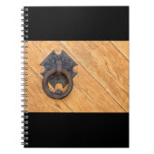 Oude deurklopper notitieboek (Voorkant)