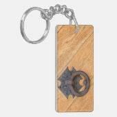 Oude deurklopper sleutelhanger (Voorkant Links)