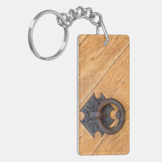 Oude deurklopper sleutelhanger (Voorkant Links)