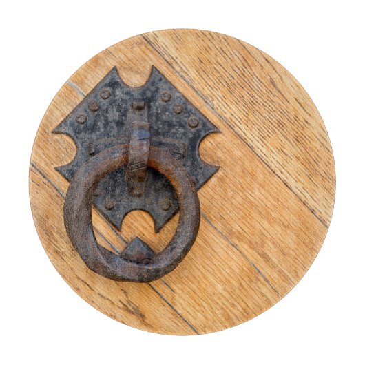 Oude deurklopper snijplank (Voorkant)