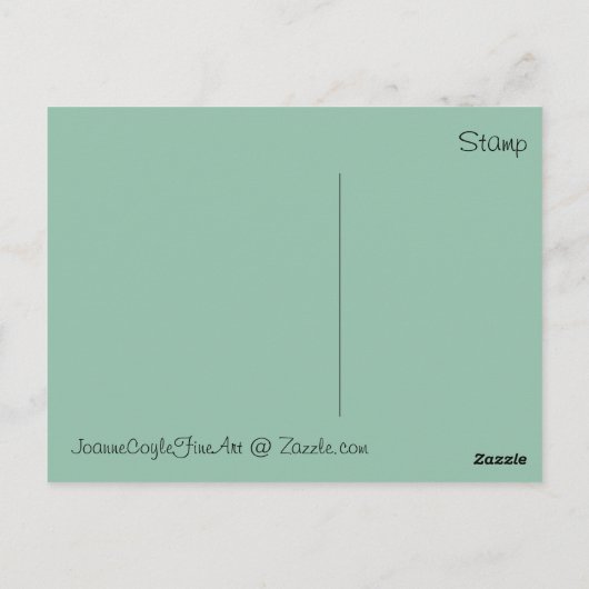 Oude deurknop - briefkaart (Achterkant)