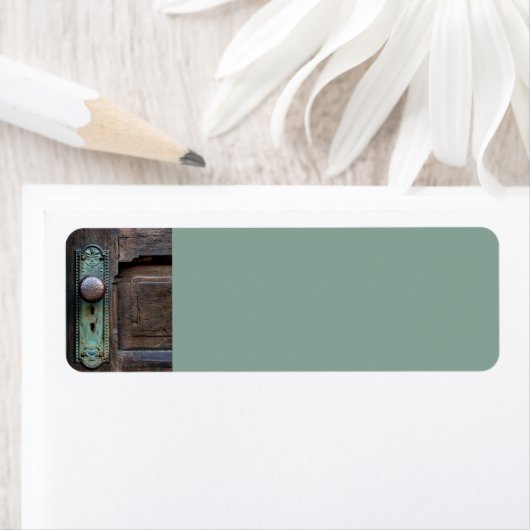 Oude deurknop etiketten (Insitu)