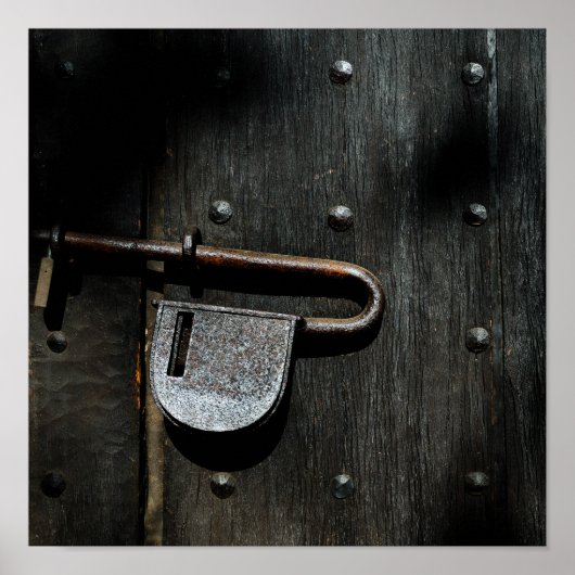 Oude deursluiting poster (Voorkant)