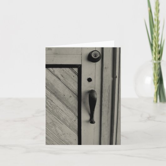 Oude deurwaarder kaart (Voorkant)