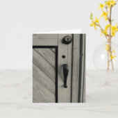 Oude deurwaarder kaart (Gele Bloem)