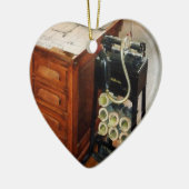Oude Dictaphone Keramisch Ornament (Links)