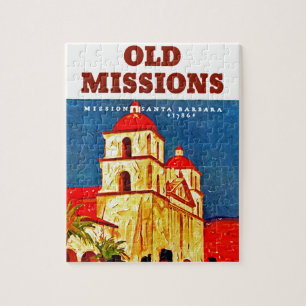 Oude dienstreizen ~ Santa Barbara Legpuzzel