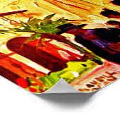 Oude dienstreizen ~ Santa Barbara Poster (Hoek)