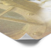 Oude, diep zee duikpak en helm poster (Hoek)