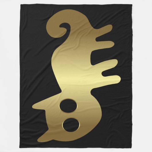 Oude dieren - Goudkatten of vossendieren Fleece Deken (Voorkant)