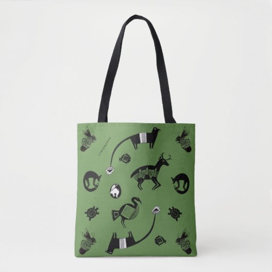 Oude dieren: herten, bijen, vos, enz tote bag (Voorkant)