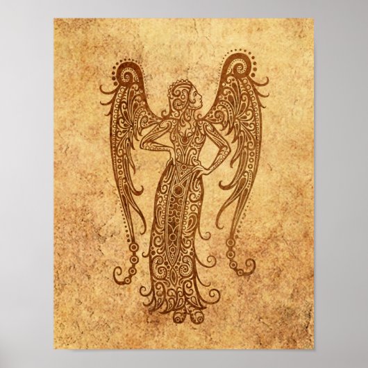 -oude dierentuin poster (Voorkant)