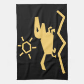 Oude dierlijke voorouders theedoek (Verticaal)