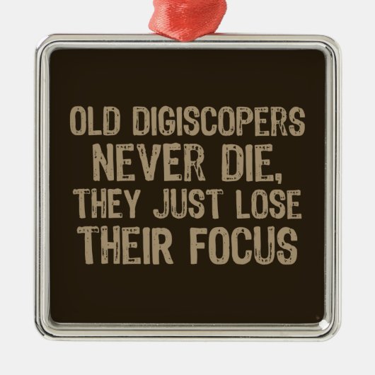 Oude digitaliseraars metalen ornament (Voorkant)