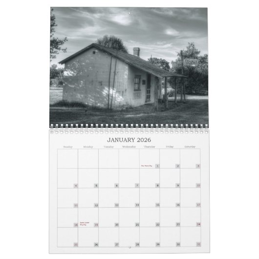 Oude dingen, verlaten en verval: Een kalender (Jan 2026)