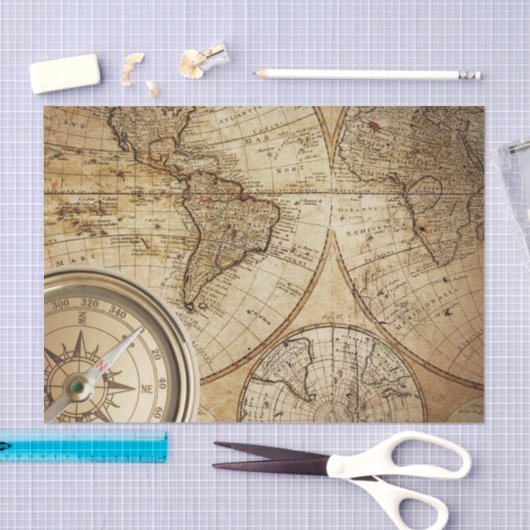 oude  discussiestuk tissuepapier (Craft)