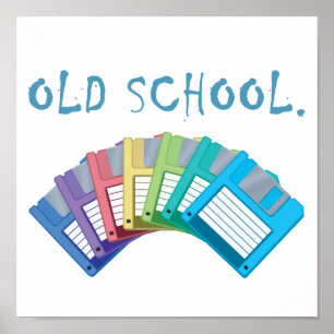 oude diskettes poster
