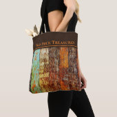 Oude Dock Treasures Tote Bag. Door de zee getekend Bag (Dichtbij)