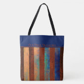 Oude Dock Treasures Tote Bag. Roestig metaal. Bag (Voorkant)