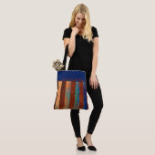 Oude Dock Treasures Tote Bag. Roestig metaal. Bag (Op model)