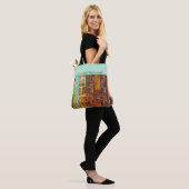 Oude Dock Treasures Tote Tas. Door de zee getekend Bag (Op model)
