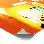 Oude Doha-haven 's nachts Poster (Hoek)