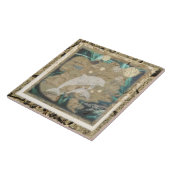 Oude Dolphin Tile Tegeltje (Zijkant)