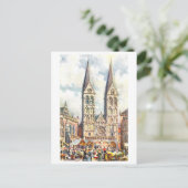 Oude Dom/kathedraal Bremen Duitsland Briefkaart (Staand voorkant)