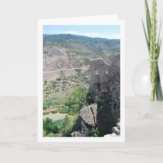 Oude Domeño-kasteel, Valencia, Spanje, Spaans Kaart (Voorkant)