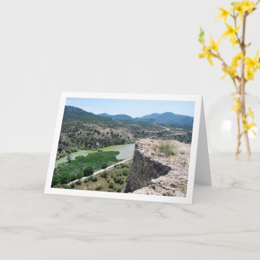 Oude Domeño, Valencia, Spanje Kaart (Gele Bloem)