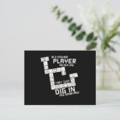 Oude Domino Player Dominoes Tiles Puzzler Game Gif Briefkaart (Staand voorkant)