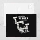 Oude Domino Player Dominoes Tiles Puzzler Game Gif Briefkaart (Voorkant / Achterkant)