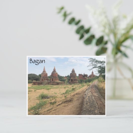 oude domma van bagan briefkaart (Staand voorkant)