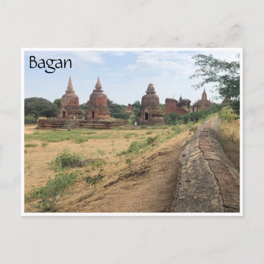 oude domma van bagan briefkaart (Voorkant)